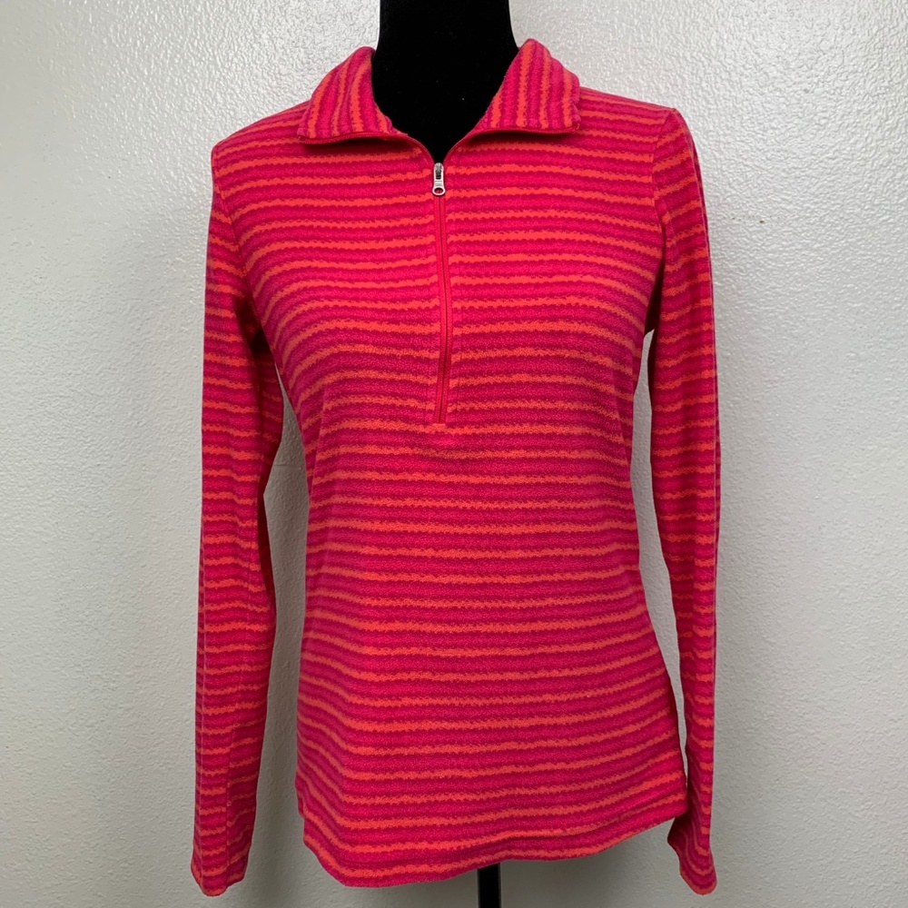 Columbia Pullover Fleece Jacket Pink Sweater
